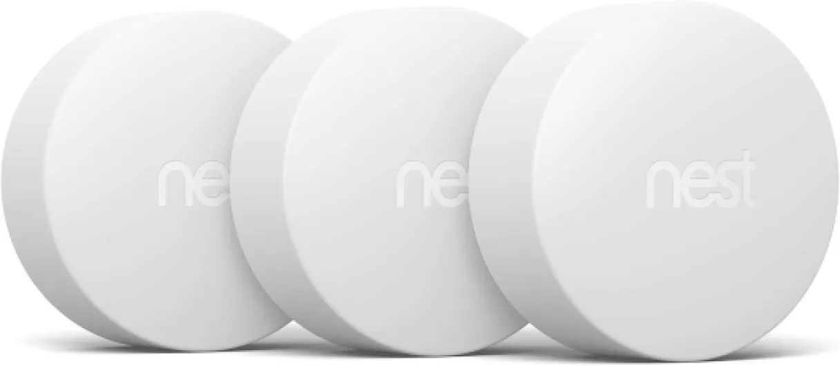 Nest Temperature Sensor 3 Count Pack - Nest Thermostat Sensor - Nest Sensor That Works with Nest Learning Thermostat and Nest Thermostat E - Smart Home