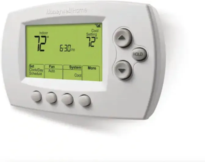 RTH6580WF Wi-Fi 7-Day Programmable Thermostat, White 3.5 x 5.75 x 1.5 (H x W x D) inches