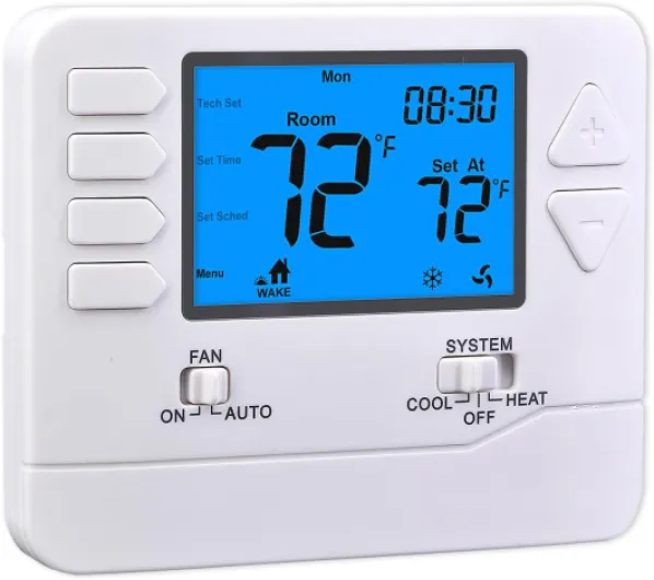 5-1-1 Day Programmable Thermostats for Home 1 Heat/ 1 Cool Conventional Single-Stage Systems 1 Heat/1 Cool Programmable Thermostat
