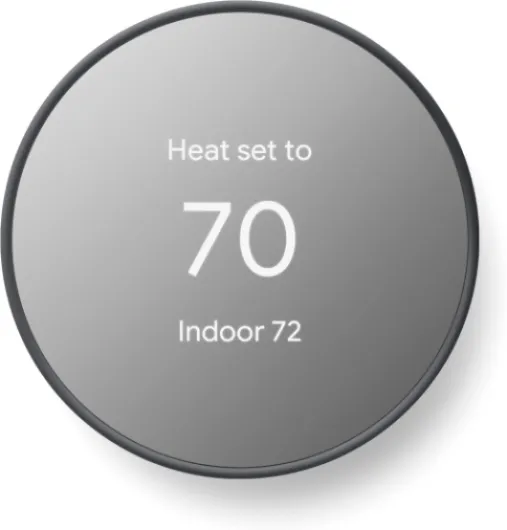 Nest Thermostat - Smart Thermostat for Home - Programmable Wifi Thermostat - Charcoal