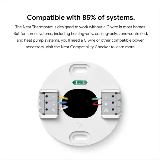 Nest Thermostat - Smart Thermostat for Home - Programmable Wifi Thermostat - Charcoal