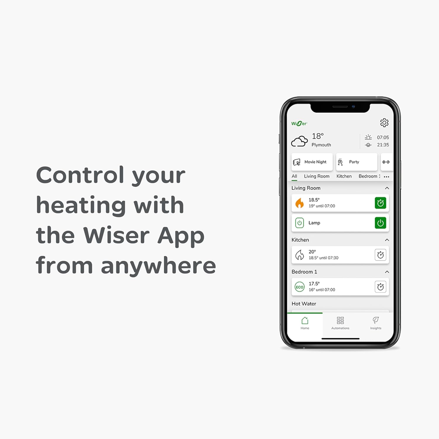 Drayton Wiser Smart Thermostat Heating and Hot Water Control Kit - Works with Amazon Alexa, Google Home, IFTTT Conventional Boiler Thermostat Kit 2