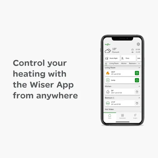 Drayton Wiser Smart Thermostat Heating and Hot Water Control Kit - Works with Amazon Alexa, Google Home, IFTTT Conventional Boiler Thermostat Kit 2
