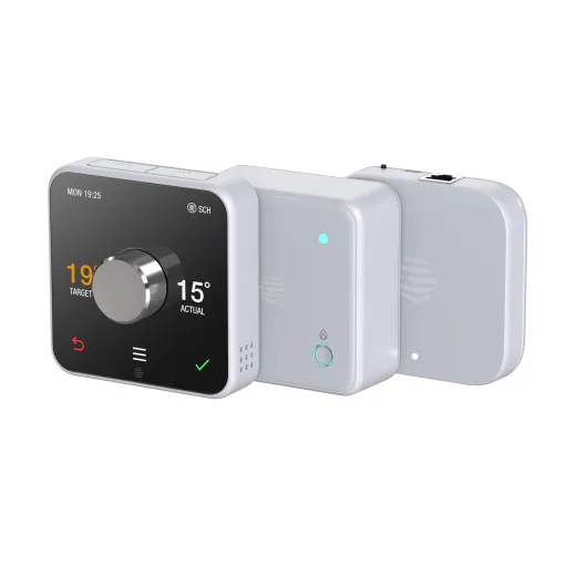 Hive Thermostat For Heating Control (Combi Boilers), With Hive Nano 3 Hub (OpenTherm), White, A Combi Boiler is Required