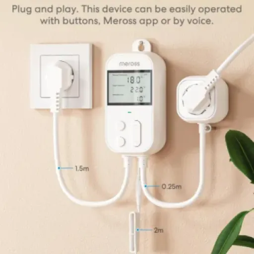 Meross MTS960 WiFi Smart Thermostat Plug Review: a simple way to make dumb heaters a bit smarter