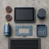 Smart home panel control for thermostats with touchscreen and voice